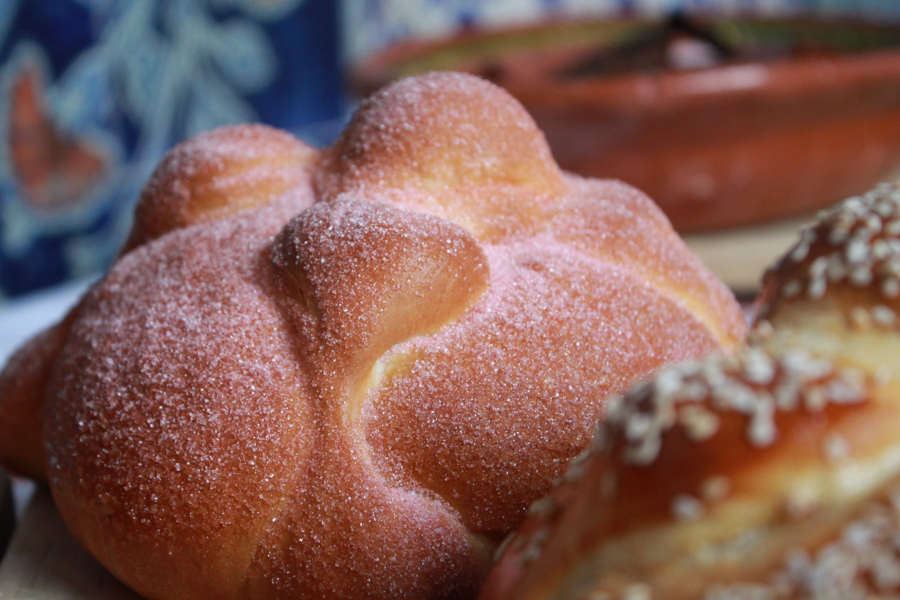 Mexico 1492 - Traditional Bread of the Dead Recipe. Photo courtesy of ESGAMEX