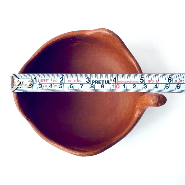 Red Clay Bird Headed Salsa Bowl - Medium