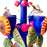 Hand Painted Clay Candleholder