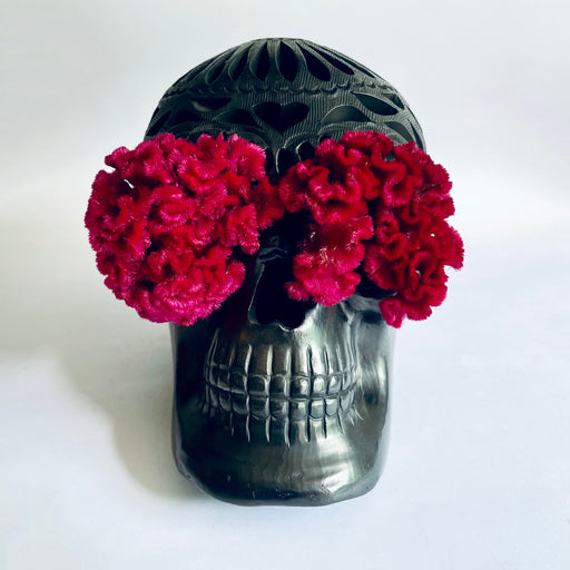 Black Clay Day of the Dead Calavera