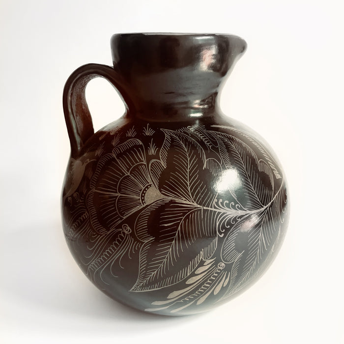 Burnished Clay Pitcher - Brown