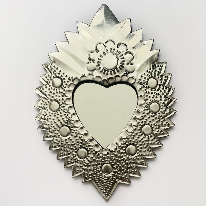 Tinplate Sacred Heart Mirror - Small