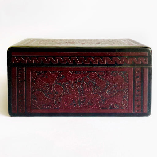 Olinalá Tea Box - Maque Rayado
