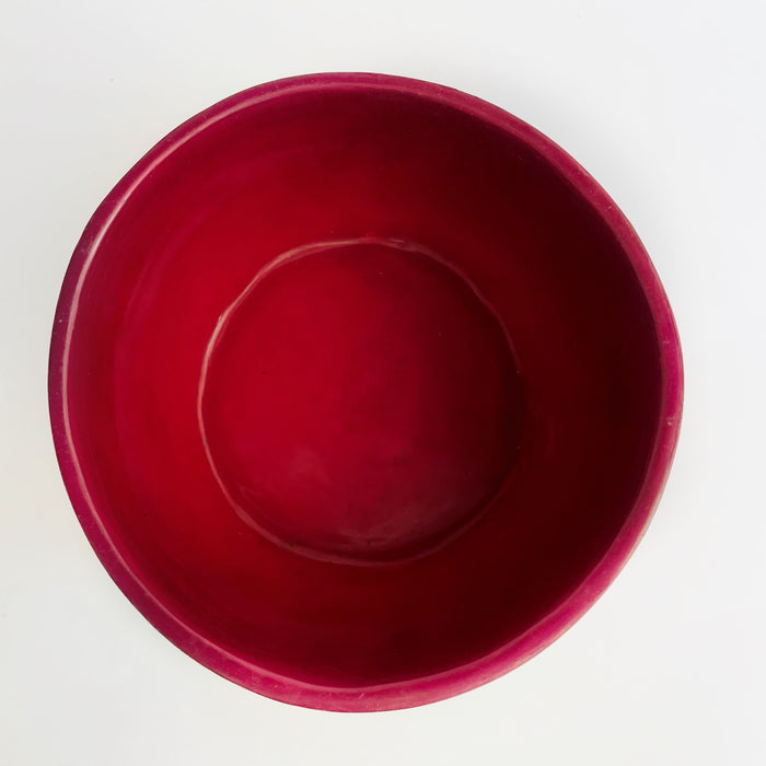 Olinalá Raspberry Pink Bowl - Maque Gourd
