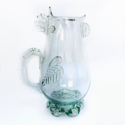 Blown Glass Pitcher - Hen