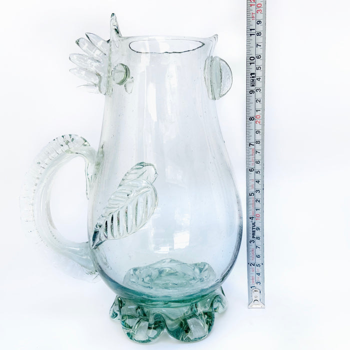 Blown Glass Pitcher - Hen