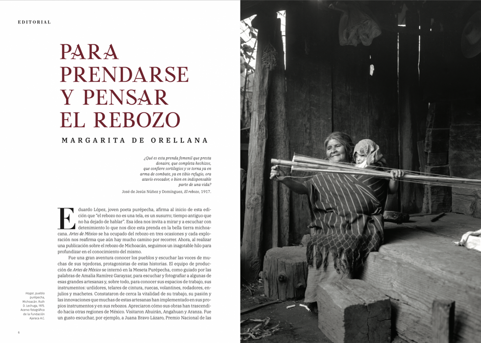 Rebozos de Michoacán - Rebozos from Michoacán - Artes de México