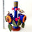 Hand Painted Clay Candleholder