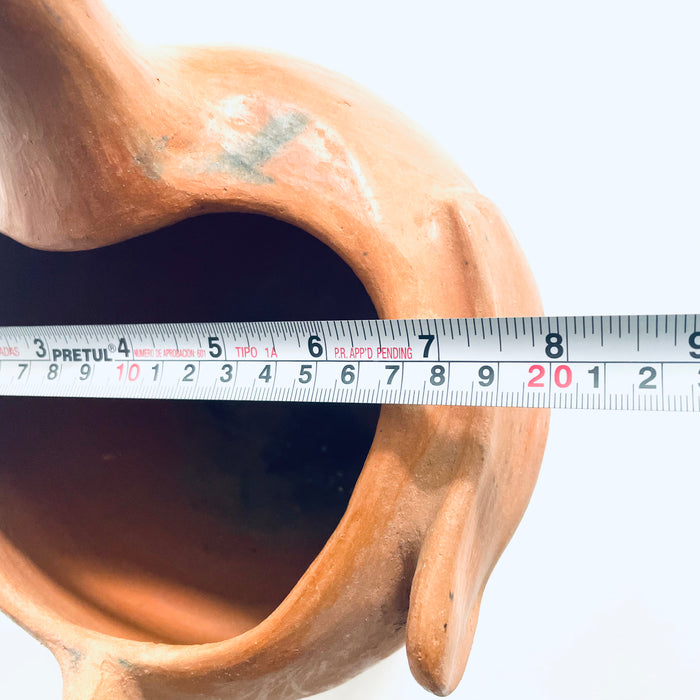 Red Clay Hen Shaped Bowl