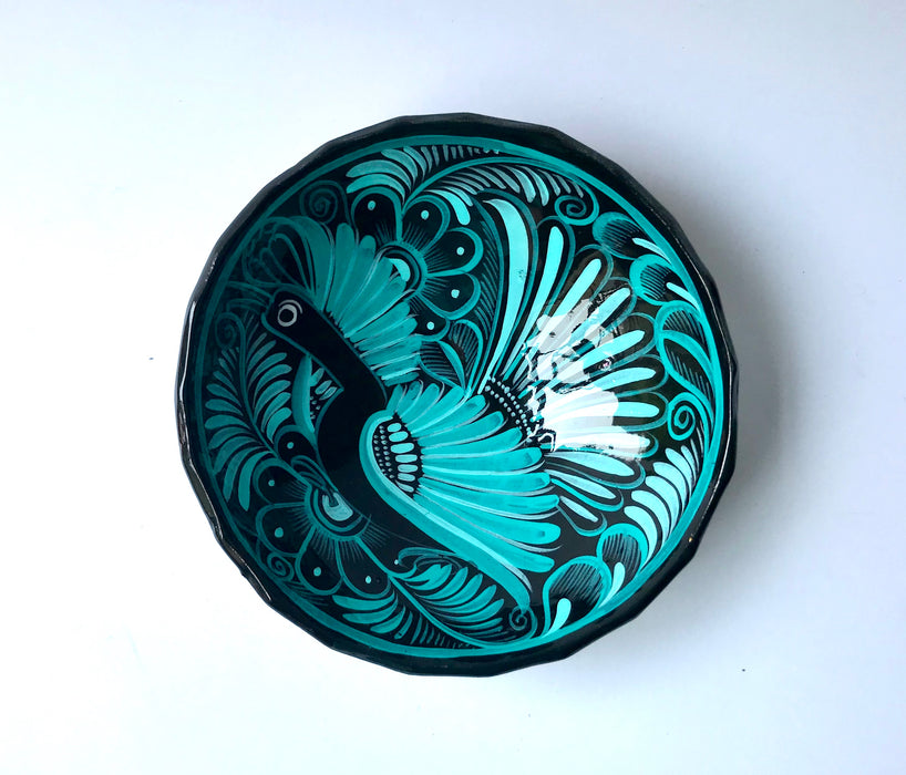 Hand-Painted Glazed Small Bowl