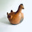 Red Clay Hen Shaped Bowl