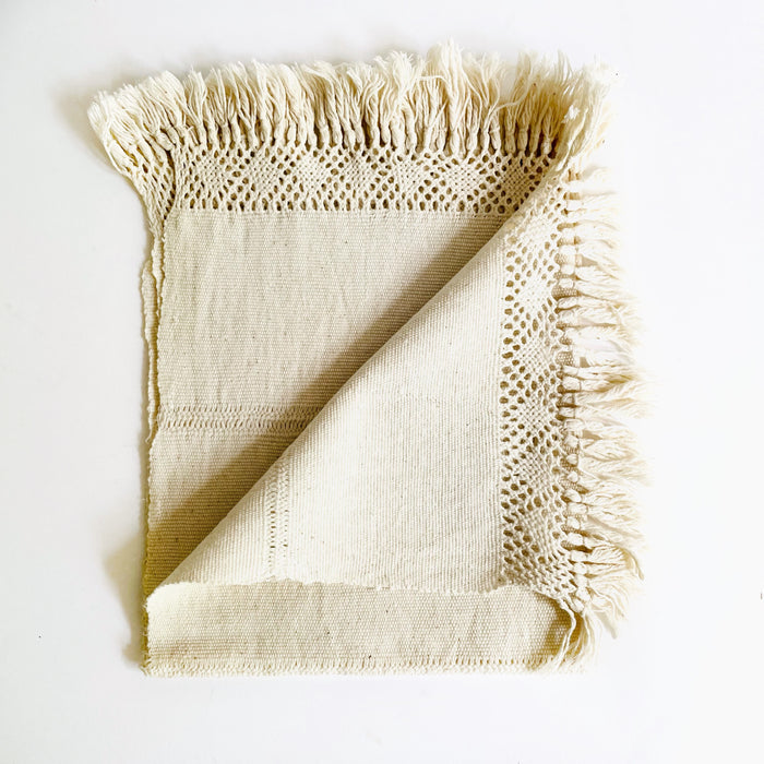 Backstrap Loom Handwoven Cotton Napkins
