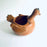 Red Clay Hen Shaped Bowl