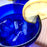 Mexico 1492: Cylindric, hand blown glasses, handmade in Mexico, the essential ingredient of every gathering. Cobalt Blue. 