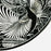 Black Hand-Painted Glazed Serving Plate