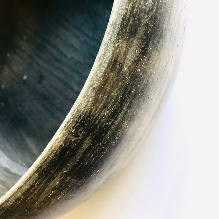 Smoked Clay Salad Bowl - Round