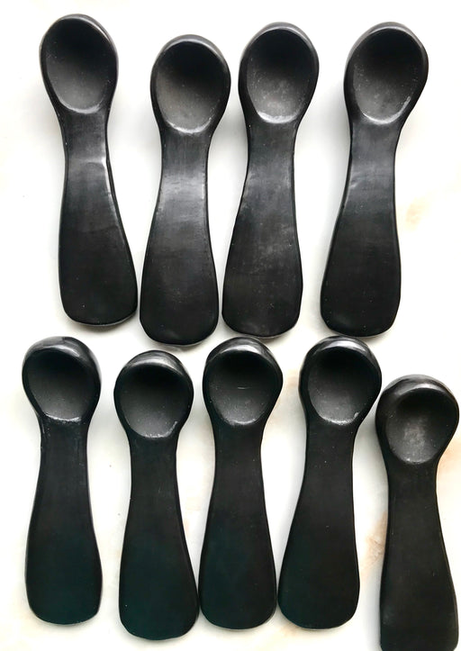 Black Clay Spoons