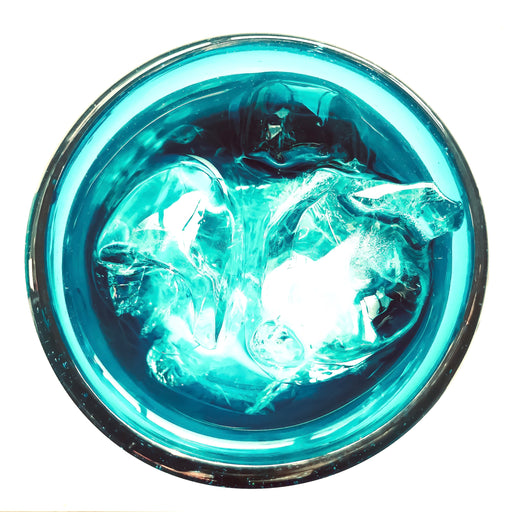 Mexico 1492: Cylindric, hand blown glasses, handmade in Mexico, the essential ingredient of every gathering. Turquoise. 