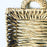Mexico 1492 - stunning tray with handles made of chuspata fiber (bulrush) by skillful Michoacán artisans. The thick bulrush cords, woven around a metalic frame, offer a comfortable, rich, full texture of this beautiful, natural piece of craft.