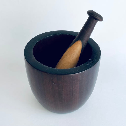 Dark Granadillo Wood Mortar & Pestle