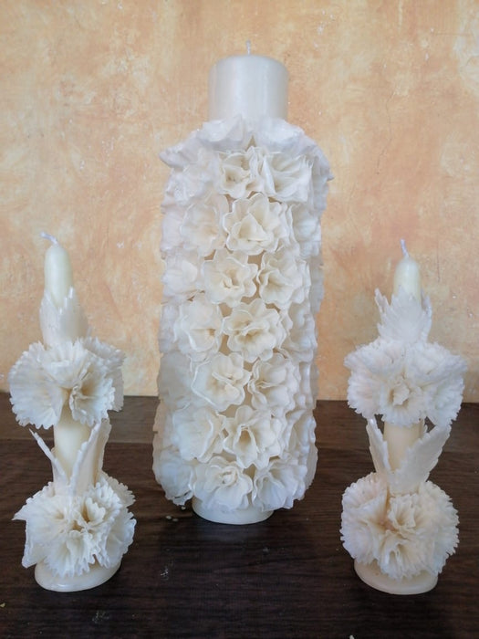 Oaxacan Ornamented Pillar Candle