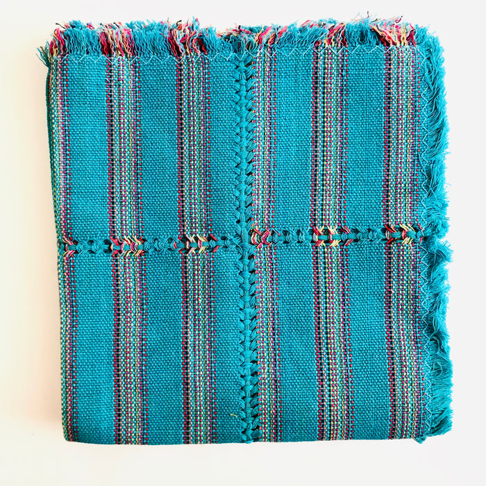 Pedal Loom Handwoven Cotton Napkins - Sunrise - Set of 4