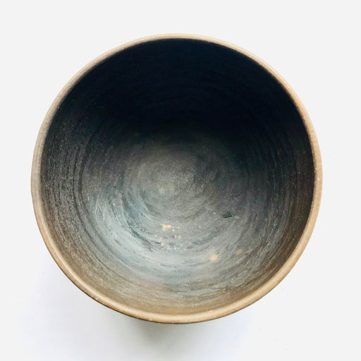 Brown Smoked Clay Bowl 6”