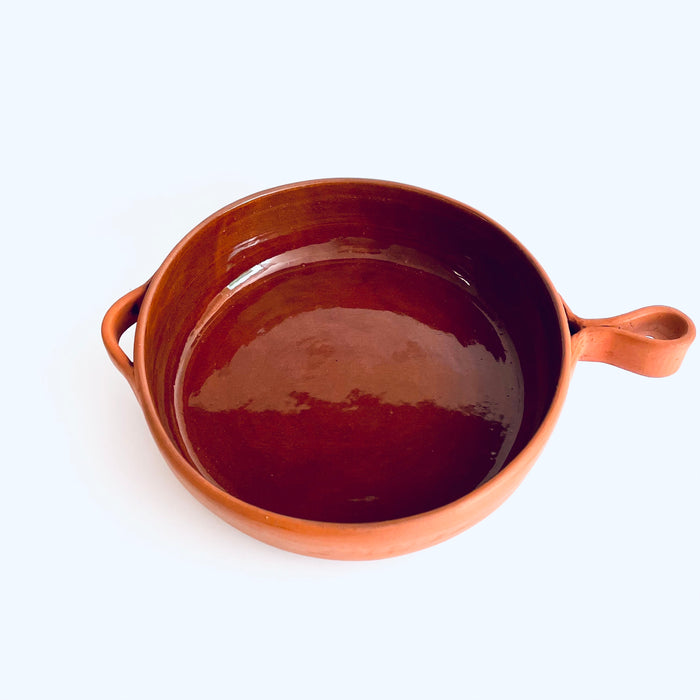 Glazed Pan with Handles - Sartén