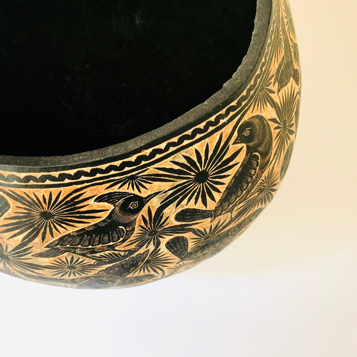 Carved Gourd Bowl - Large