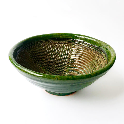 Green Glazed Clay Mortar