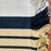 Striped Placemats - Navy & Beige - Handmade on Pedal Loom - Set of 4