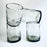 Blown Glass Cylindrical Tumblers - Etched