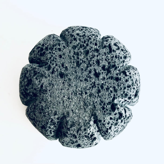 Volcanic Rock Mortar & Pestle - Mini Molcajete - Pumpkin