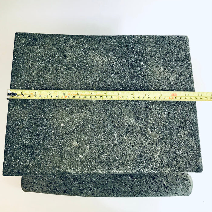 Volcanic Rock Grindstone - Metate - Puebla - 41 x 22 cm (16" x 8.75")