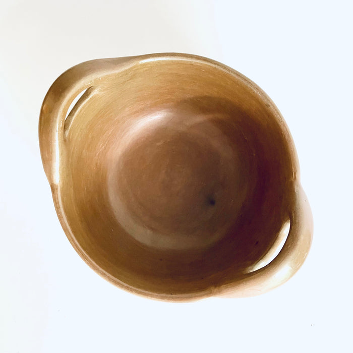 Burnished Clay Cazuelita Salsa Bowl - Mini - Tan