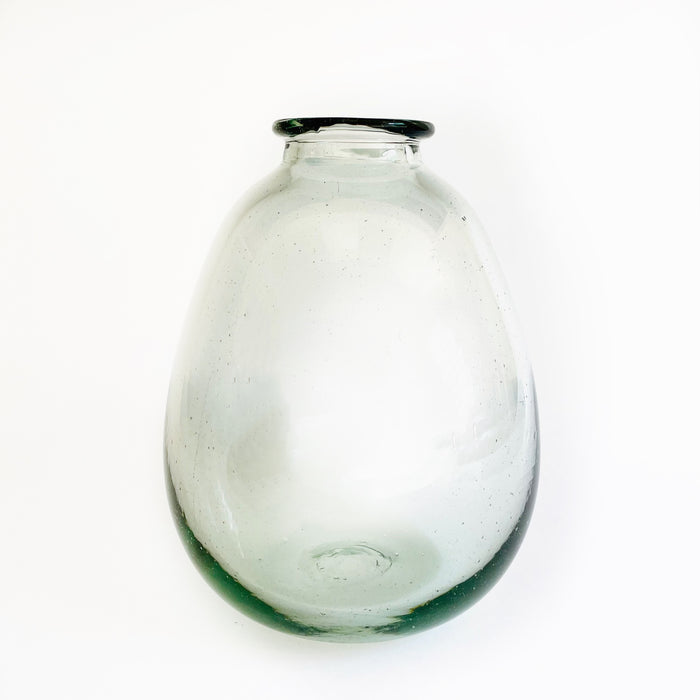 Blown Glass Vase - Clear