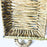 Mexico 1492 - stunning tray with handles made of chuspata fiber (bulrush) by skillful Michoacán artisans. The thick bulrush cords, woven around a metalic frame, offer a comfortable, rich, full texture of this beautiful, natural piece of craft.