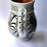 White Hand-Painted Glazed Pitcher