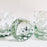 Blown Glass Tequila Shot Glasses with Snowlakes - Pack of 6