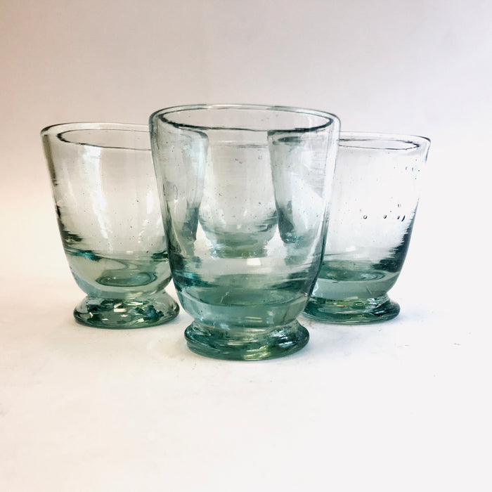 Blown Glass Small Goblets - Set of 4