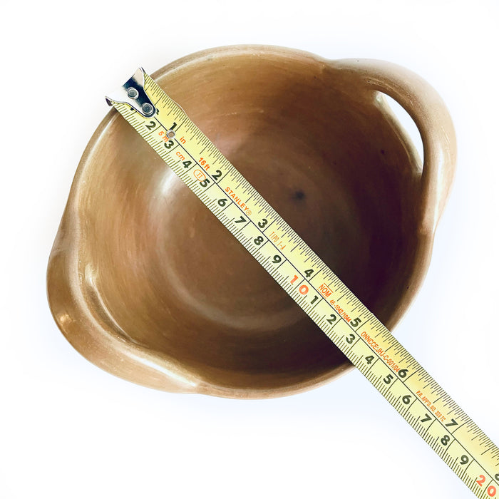 Burnished Clay Cazuelita Salsa Bowl - Mini - Tan