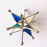 Tinplate & Glass Star Ornament