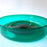 Mexico 1492: Extra generous in size, hand blown salad bowl, made by master blowers of Mexico. Comes in 6 vibrant colors, and a transparent version. Screams party and makes any salad the star course of the meal. Emerald green. 