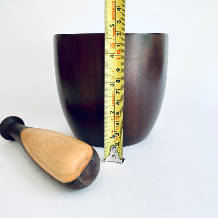 Dark Granadillo Wood Mortar & Pestle