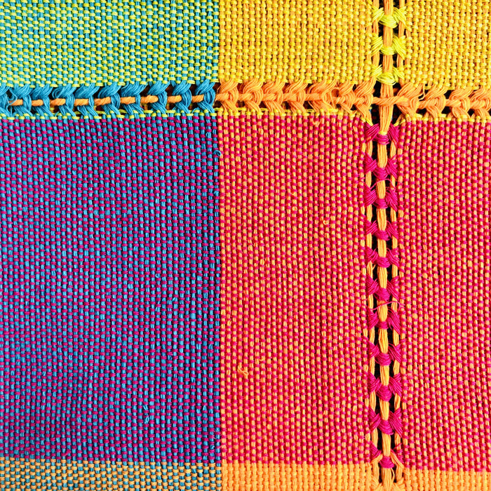 Pedal Loom Handwoven Cotton Napkins - Fiesta - Set of 4