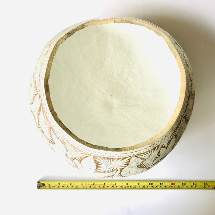 Carved Gourd Bowl - Large