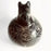 Burnished Clay Dog Pitcher - Brown