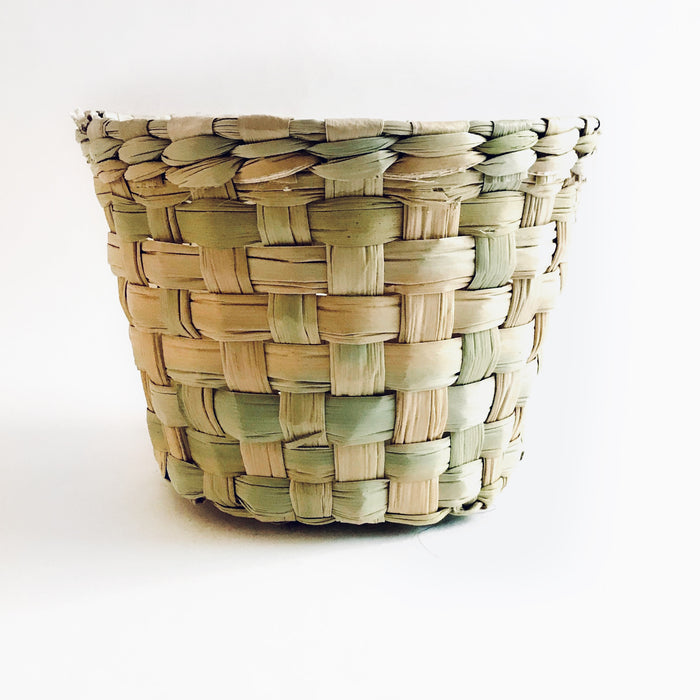 Tule Fiber Tortilla Chips Basket - Round