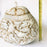 White Carved Gourd Tortillero