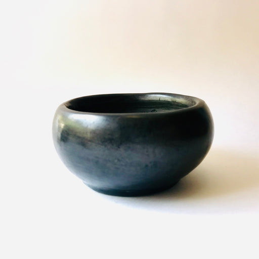 Black Clay Mezcal Copita - Wide with Curved Edges